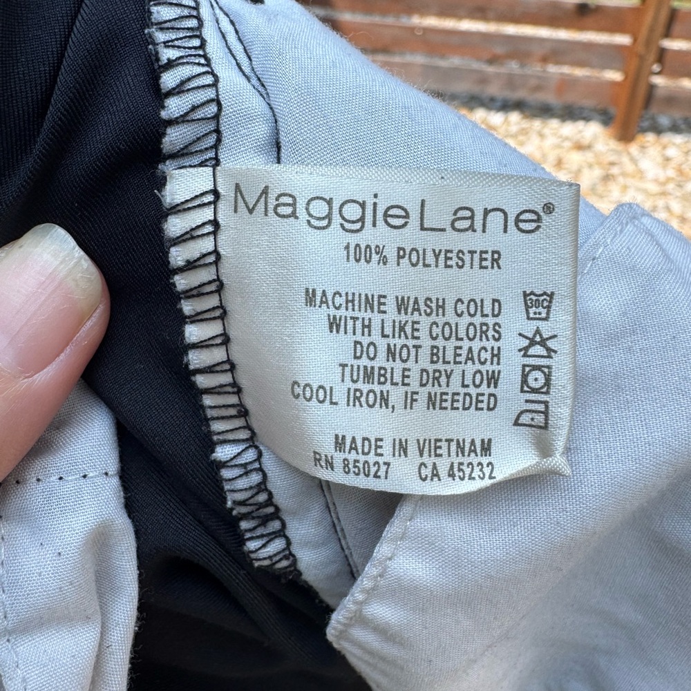 Maggie Lane Women’s Black Dress Pants Mid Rise Size 6 - Picture 10 of 11